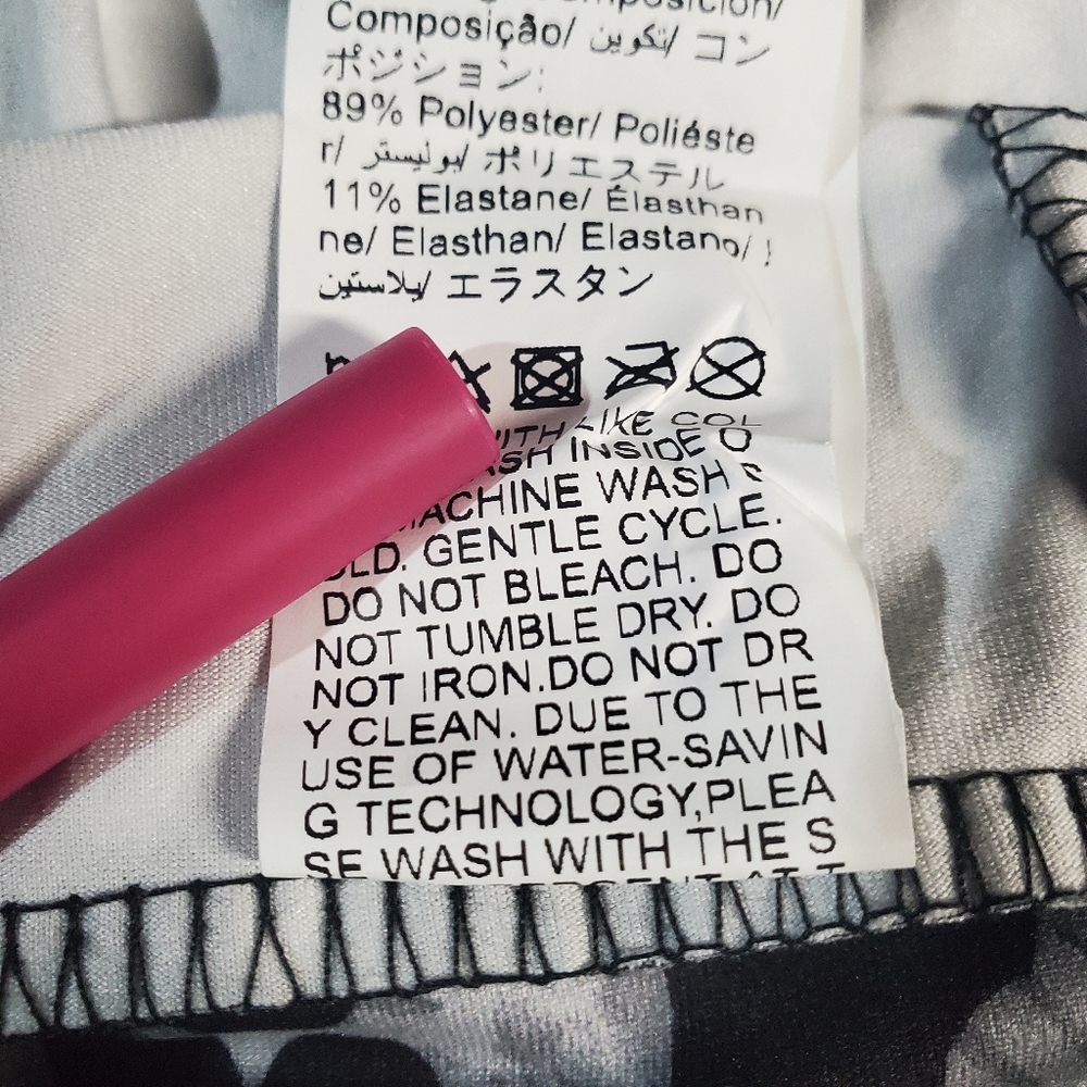 SHEIN Curve Black and White Leggings - Picture 4 of 8